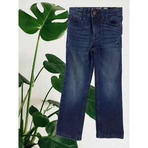 Kids Straight Stretch Cat & Jack Jeans with long sleeve top both size 6